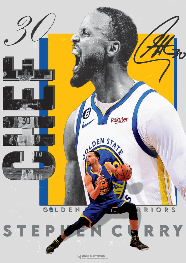 Stephen Curry graphic design poster