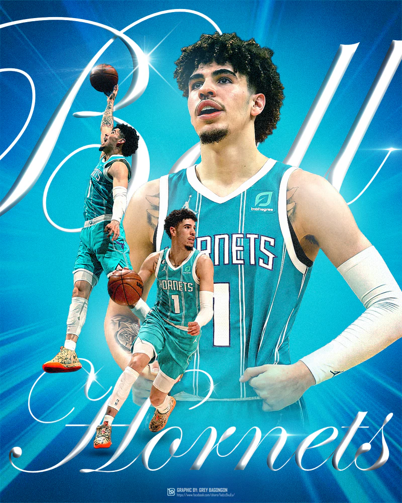 LaMelo Ball graphic design poster